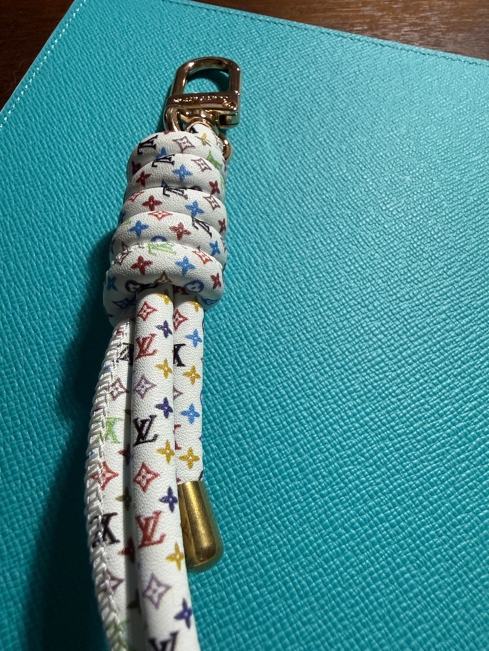 Multicolor Rope Bag Charm - Picture 2 of 3